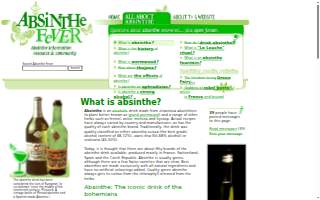 The Absinthe Room website