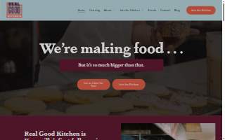 Real Good Kitchen website