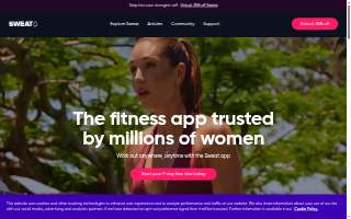 Sweat Club website