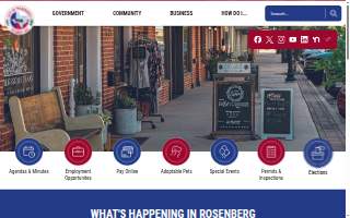 Rosenberg Plumbing & Air website
