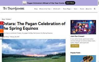 Ostara Coffee website