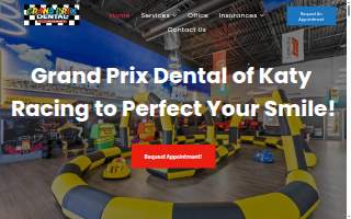 Grand Prix Dental and Orthodontics website