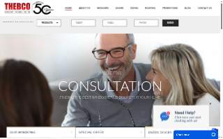 THEBCO Windows, Doors & Siding website