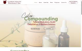 Custom Health Pharmacy website