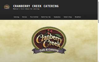 Cranberry Creek Catering website