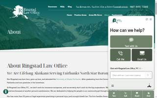 Ringstad Law Office, PC of Fairbanks website