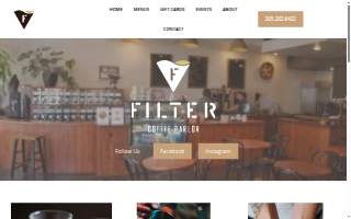 FILTER-Coffee Parlor website