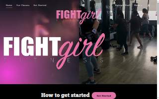 Fightgirl Fitness website