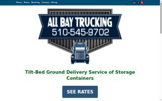 All Bay Trucking of Oakland website