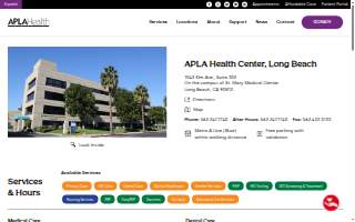 APLA Health Center, Long Beach website