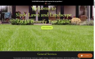 Slade Lawn and Landscape website