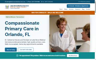 Lake Nona Medical Services Walk In Clinic Open website