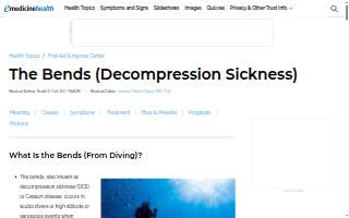 The Bends website