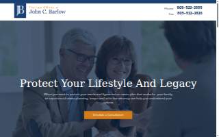 The Law Offices of David W. Barlow website