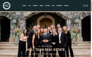 Noll Team Real Estate website
