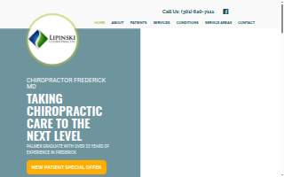 Lipinski Chiropractic website