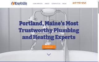 Woodville Plumbing and Heating website