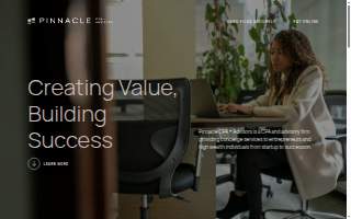 Pinnacle CPA + Advisors website
