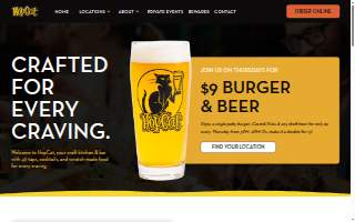 HopCat Lincoln website