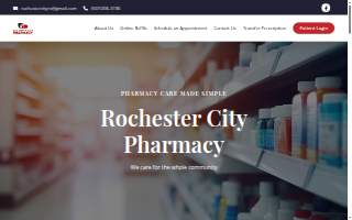 Rochester City Pharmacy website
