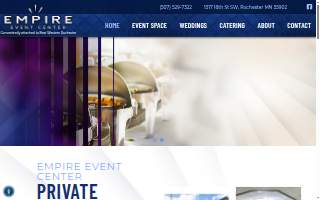 Empire Event Center website