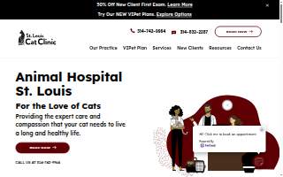 St. Louis Cat Clinic website