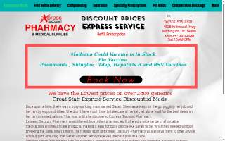 Express Discount Pharmacy of Fayetteville website