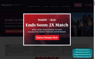 The Madd Hatter Hair Salon website