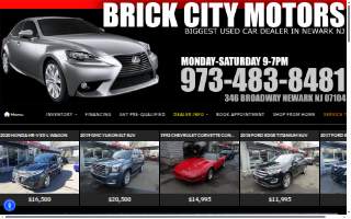 Brick City Motors website