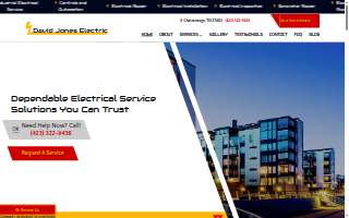 David Jones Electric website
