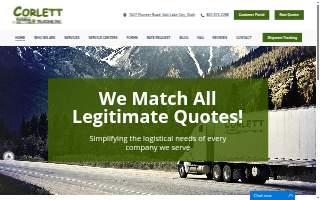 Corlett Express Trucking, Inc website