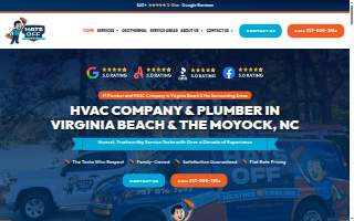 Hats Off Heating and Air Conditioning website