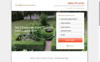 Chop Chop Landscaping - Richmond website