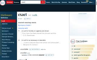 Exact Electric website