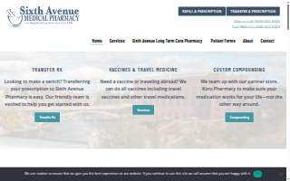 Sixth Avenue Medical Pharmacy website