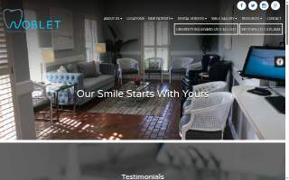 Noblet Cosmetic and Family Dentistry website