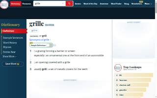 Grille 26 website