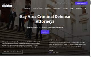Summit Defense Criminal Lawyers - San Francisco Office website