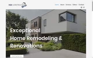 HSK Construction website