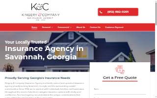 Kingery & Company Insurance Agency website