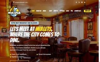 Mullets Restaurant Des Moines website