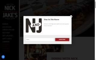 Nick & Jake's Overland Park website