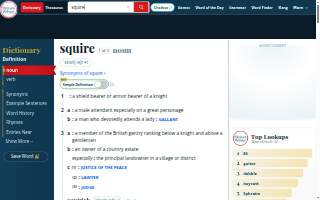 Squire Lounge & Patio website