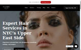 Honeybliss Salon website