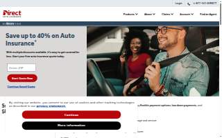 Direct Auto Insurance of Winston-Salem website