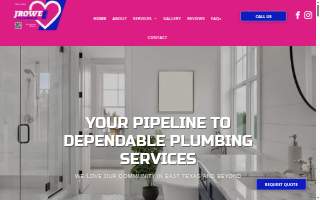 J Rowe Plumbing website