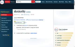 Dexterity Salon website
