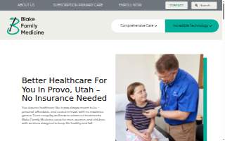 Blake Family Medicine website