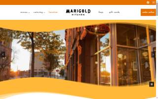 Marigold Kitchen website