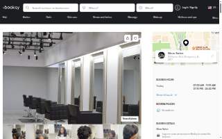 Glow Salon website